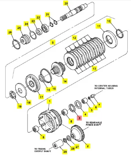 9845543 - обойма упорного подшипника